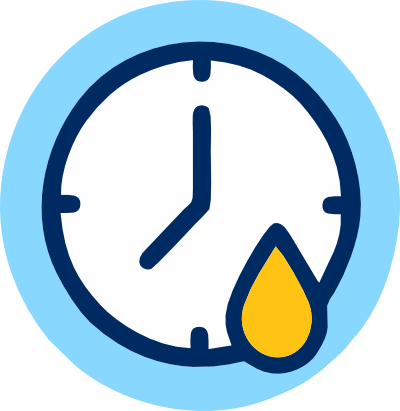 Emulsie naturală Ferițar cu citronella, lavandă și tea tree în sticlă albastră